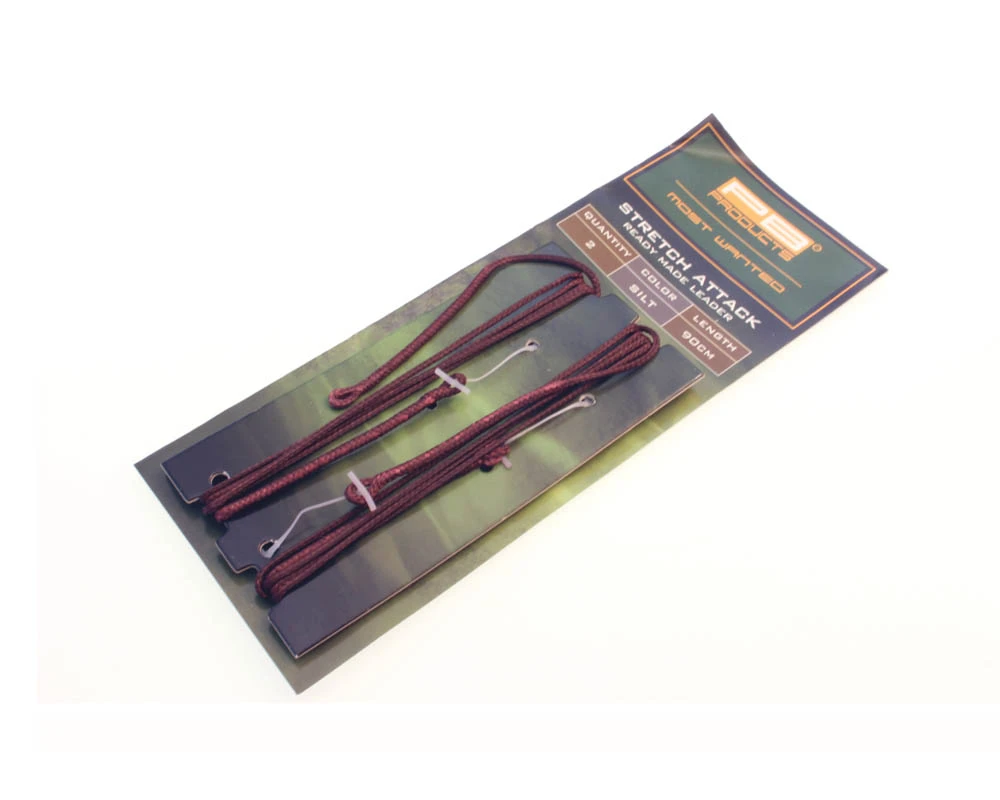 PB Products Stretch Attack Ready Made Leaders Silt 3 PB Products Stretch Attack Ready Made Leaders Silt