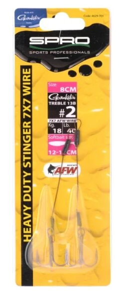Spro Heavy Duty Stinger 7x7 - Hooksize 2