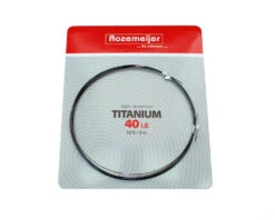 Rozemeijer USA Titanium Wire 3m/10ft -Sportvisserserdenhaag Winkel 68144 titaniium 40lb