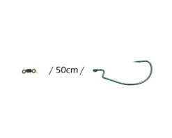 Rozemeijer Fluoro Carbon Offset Rigs 2pcs -Sportvisserserdenhaag Winkel 68642 fluoro carbon offset rigs 50cm hook 2 2pcs