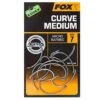Fox Edges Curve Shank Medium Hooks 1 Fox Edges Curve Shank Medium Hooks -Sportvisserserdenhaag Winkel chk198 205 curve medium hook pack