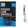 Preston Feeder Link Swivels -Sportvisserserdenhaag Winkel double feeder link swivels 1
