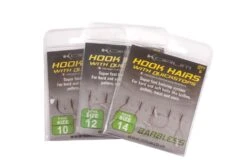 Korum Barbless Hook Hairs With Quickstops