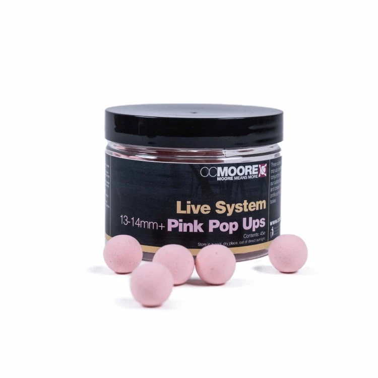 CC Moore Live System Pink Pop Ups 13-14mm 3 CC Moore Live System Pink Pop Ups 13-14mm