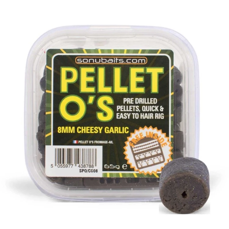 Sonubaits Pellet O's - Cheese Garlic 8mm 3 Sonubaits Pellet O's - Cheese Garlic 8mm