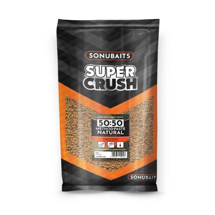 Sonubaits 50:50 Method & Paste Natural Groundbait 2kg 3 Sonubaits 50:50 Method & Paste Natural Groundbait 2kg