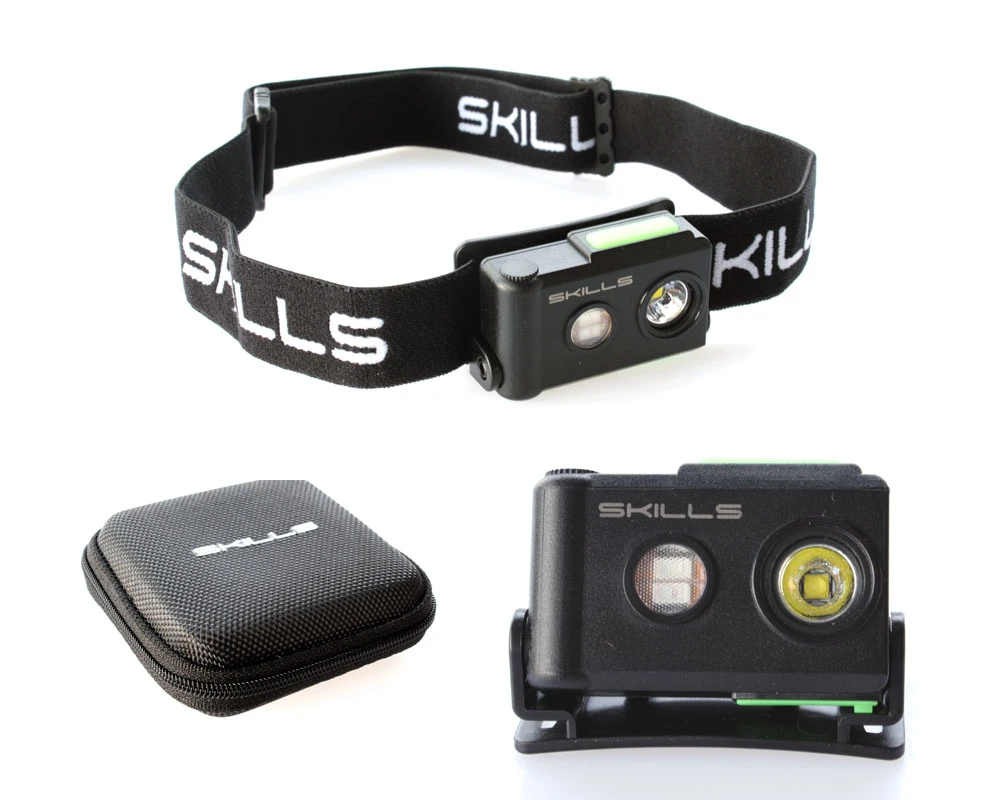 Skills Headlight Set Ultra Lightweight & Hardcase 3 Skills Headlight Set Ultra Lightweight & Hardcase